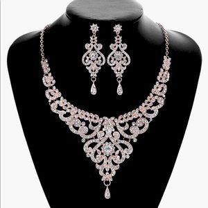 Crystal Wedding Jewelry Set